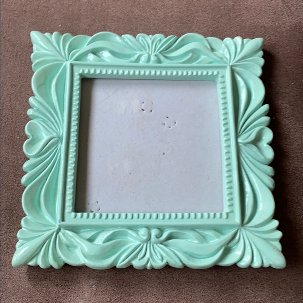 Home decor turquoise frame